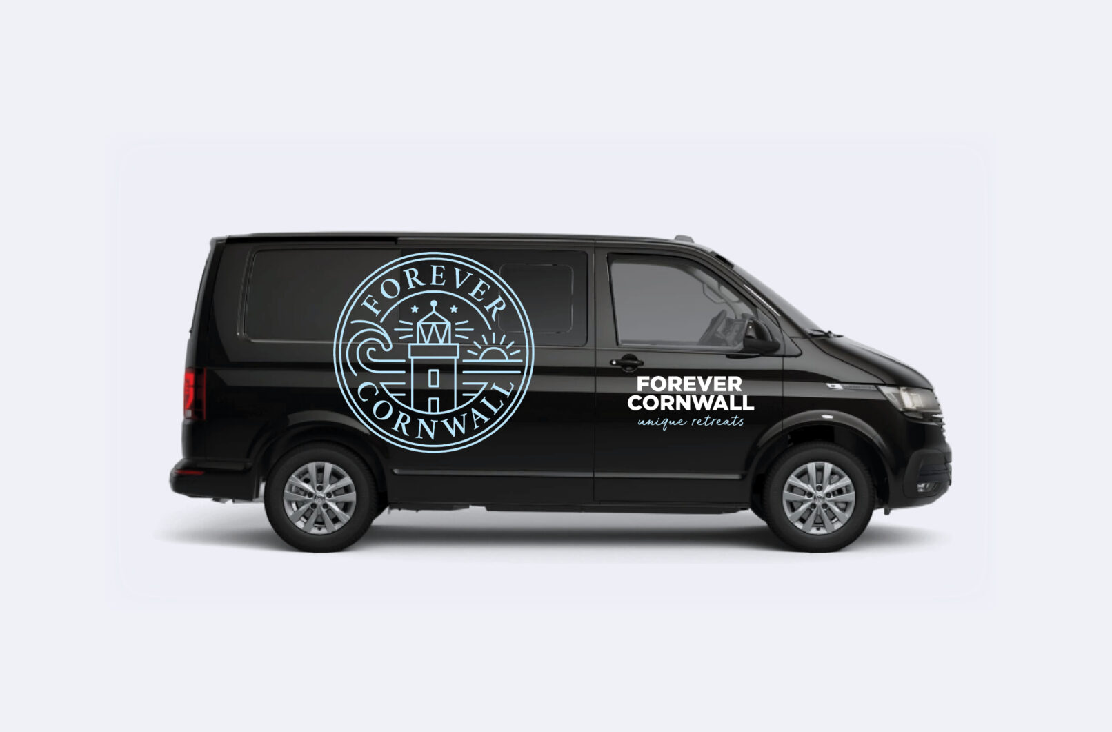 Image showing new Forever Cornwall logo on van