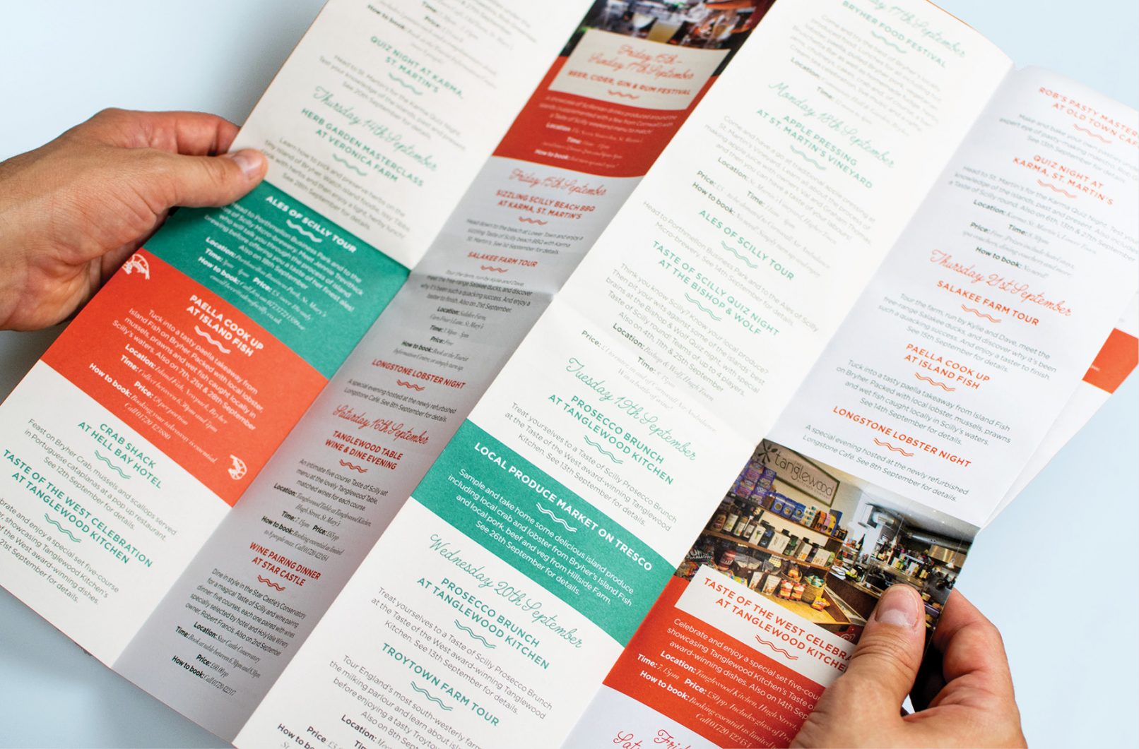 Isles Of Scilly Guide layout editorial design by Jan Thompson Graphic Design