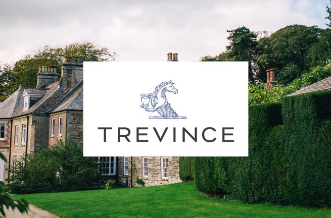 Trevince House and Garden brand and logo