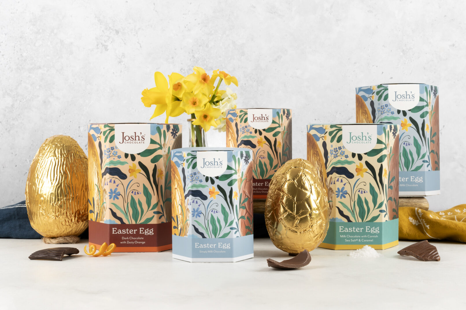 Josh's Chocolate egg packaging